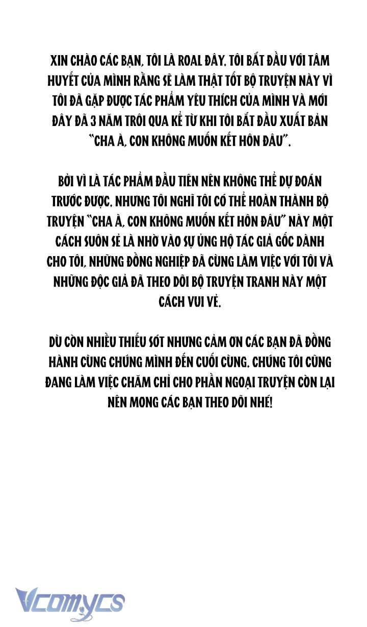 Cha À, Con Không Muốn Kết Hôn Đâu Chap 123 - Next Chap 124