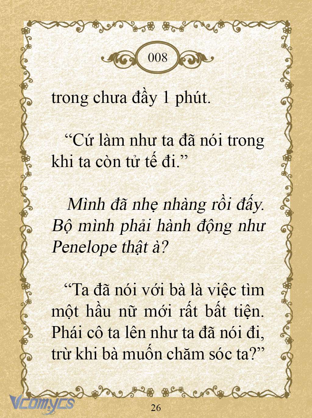 [Novel] Kẻ Phản Diện Được Định Phải Chết Chap 8 - Next Chap 9