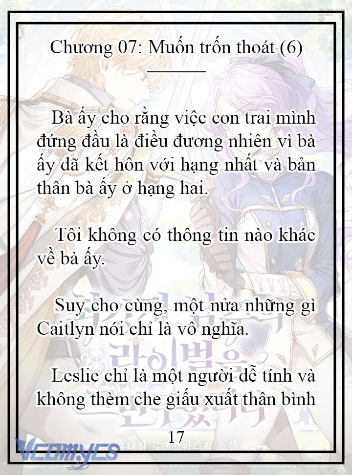 [Novel] Tôi Không Còn Là Đối Thủ Của Nam Chính Chap 7 - Trang 2