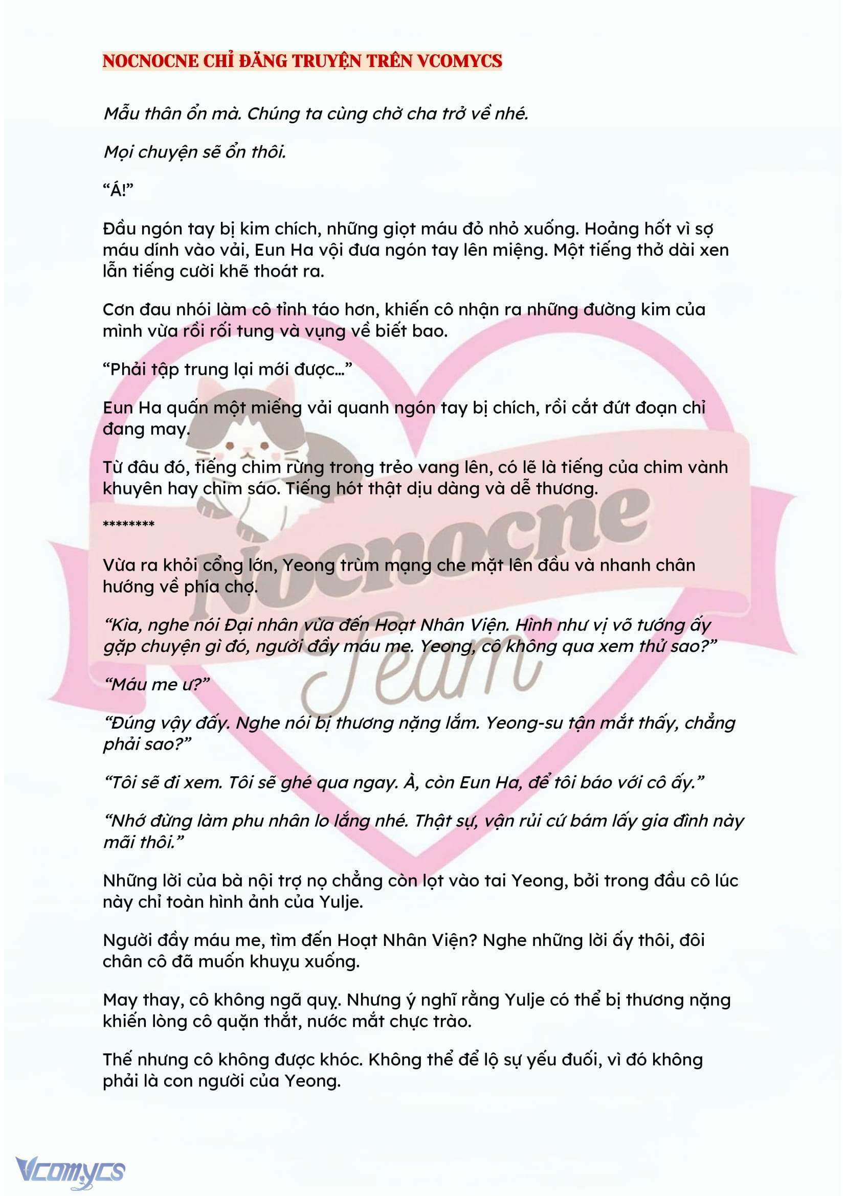 [FULL] [NOVEL] ĐÊM HỖN LOẠN Chap 135 - Next Chap 136