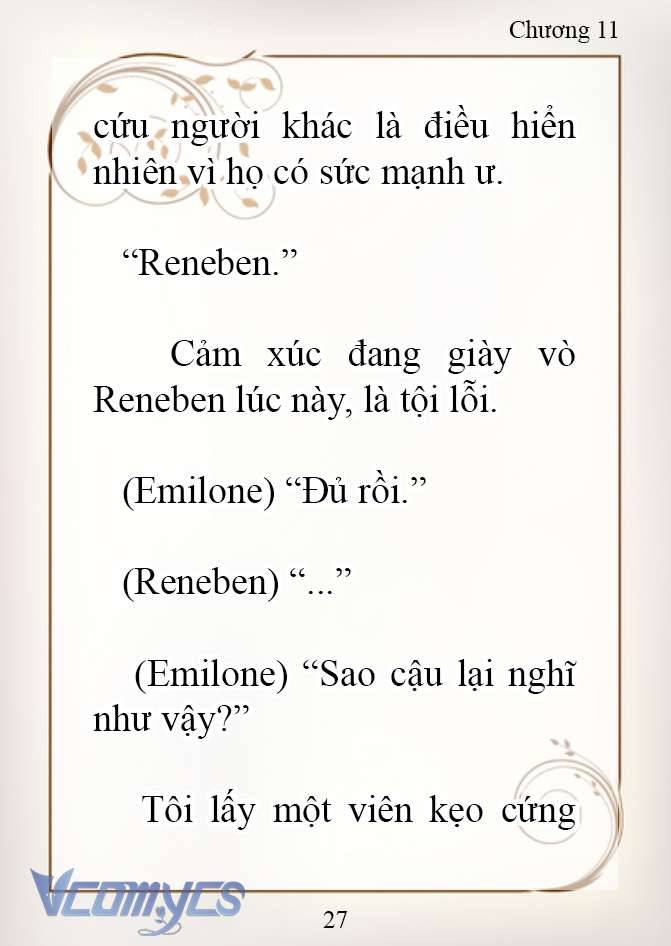 [Novel] Mê Lộ Của Emilone Chap 11 - Next Chap 12