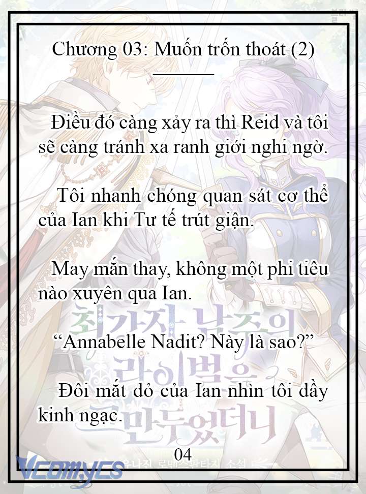 [Novel] Tôi Không Còn Là Đối Thủ Của Nam Chính Chap 3 - Trang 2