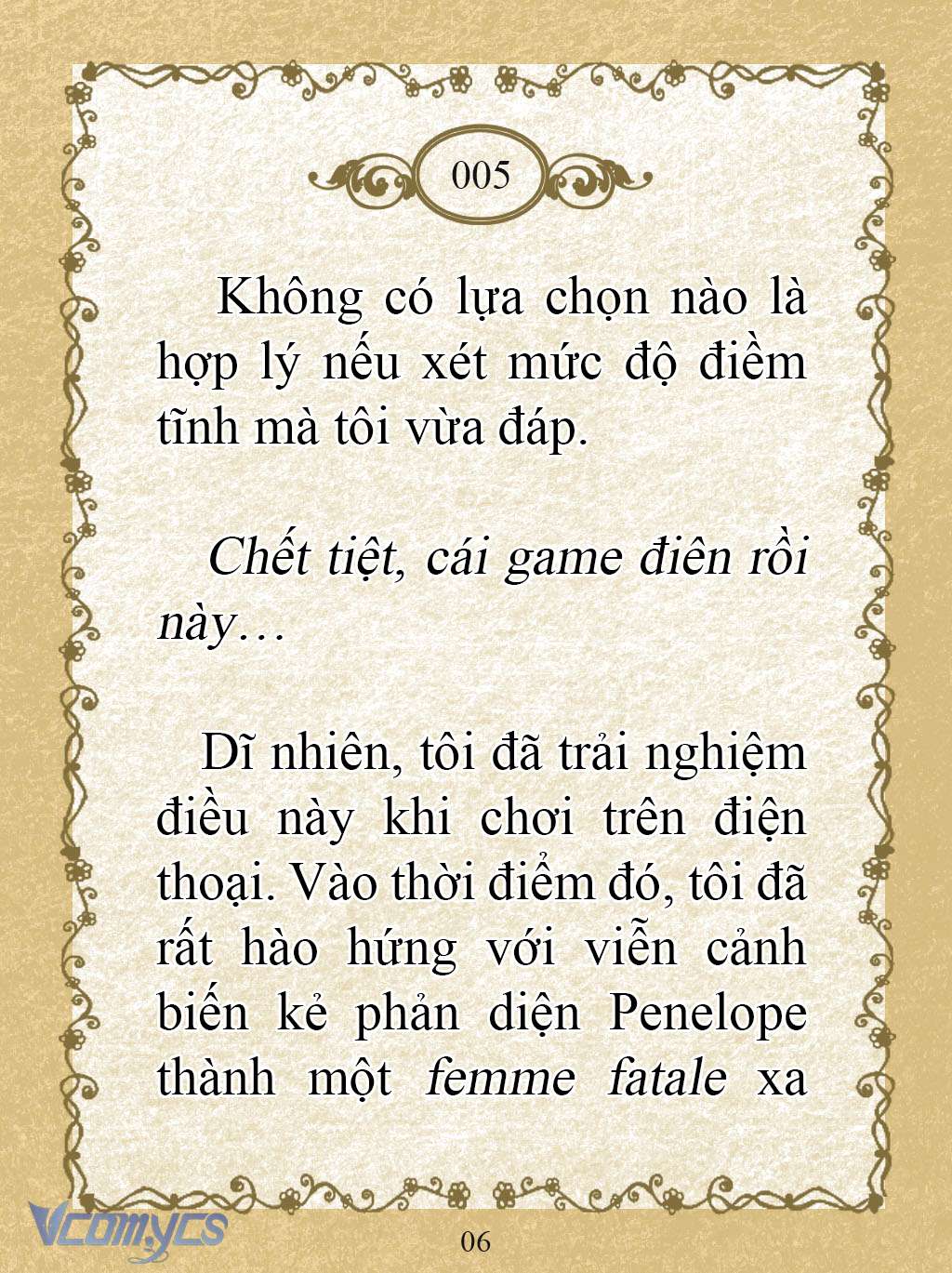 [Novel] Kẻ Phản Diện Được Định Phải Chết Chap 5 - Next Chap 6