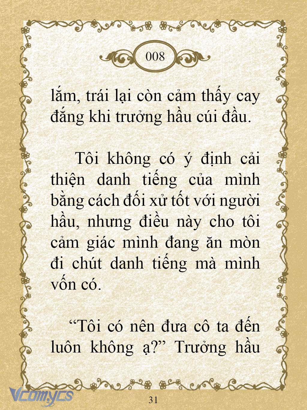 [Novel] Kẻ Phản Diện Được Định Phải Chết Chap 8 - Trang 2