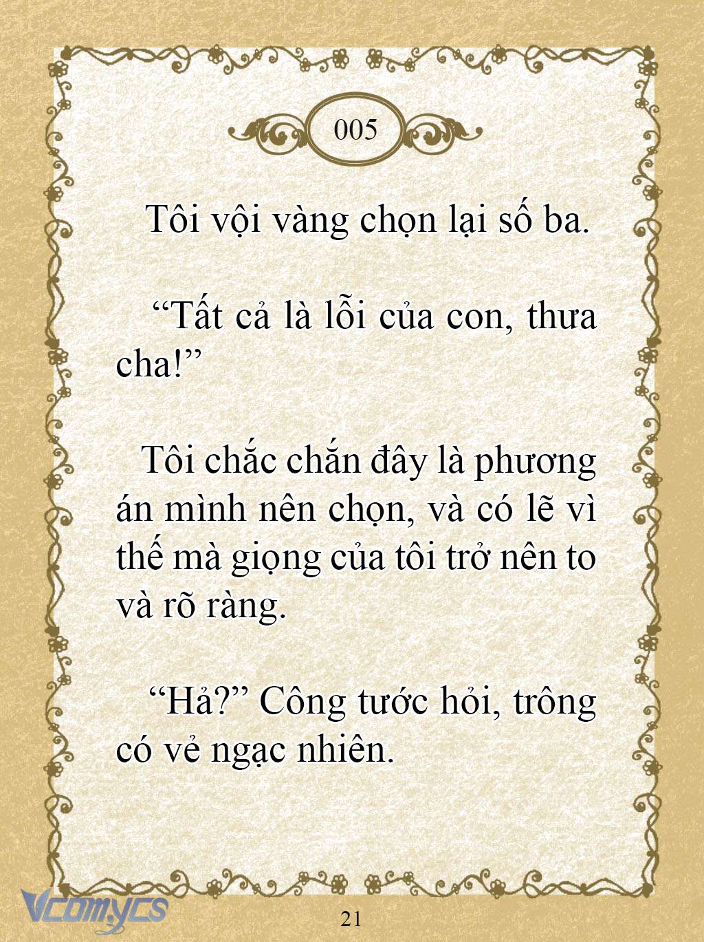 [Novel] Kẻ Phản Diện Được Định Phải Chết Chap 5 - Trang 2