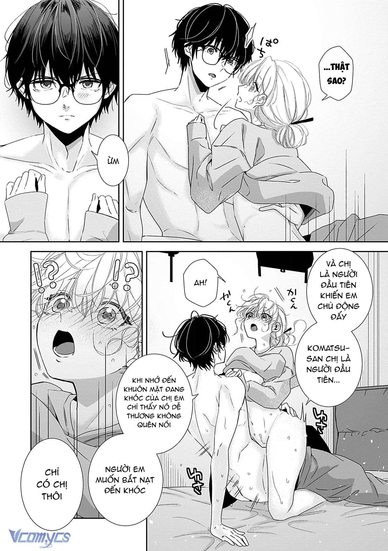 [18+]Bị Em Trai Nhà Bên Dụ Dỗ Rồi!!! Chap 7 - Trang 2