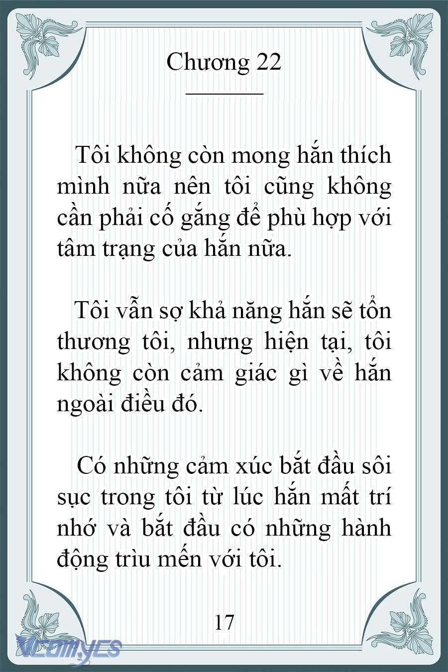 [Novel] Người Chồng Ghét Tôi Đã Mất Trí Nhớ Chap 22 - Trang 2