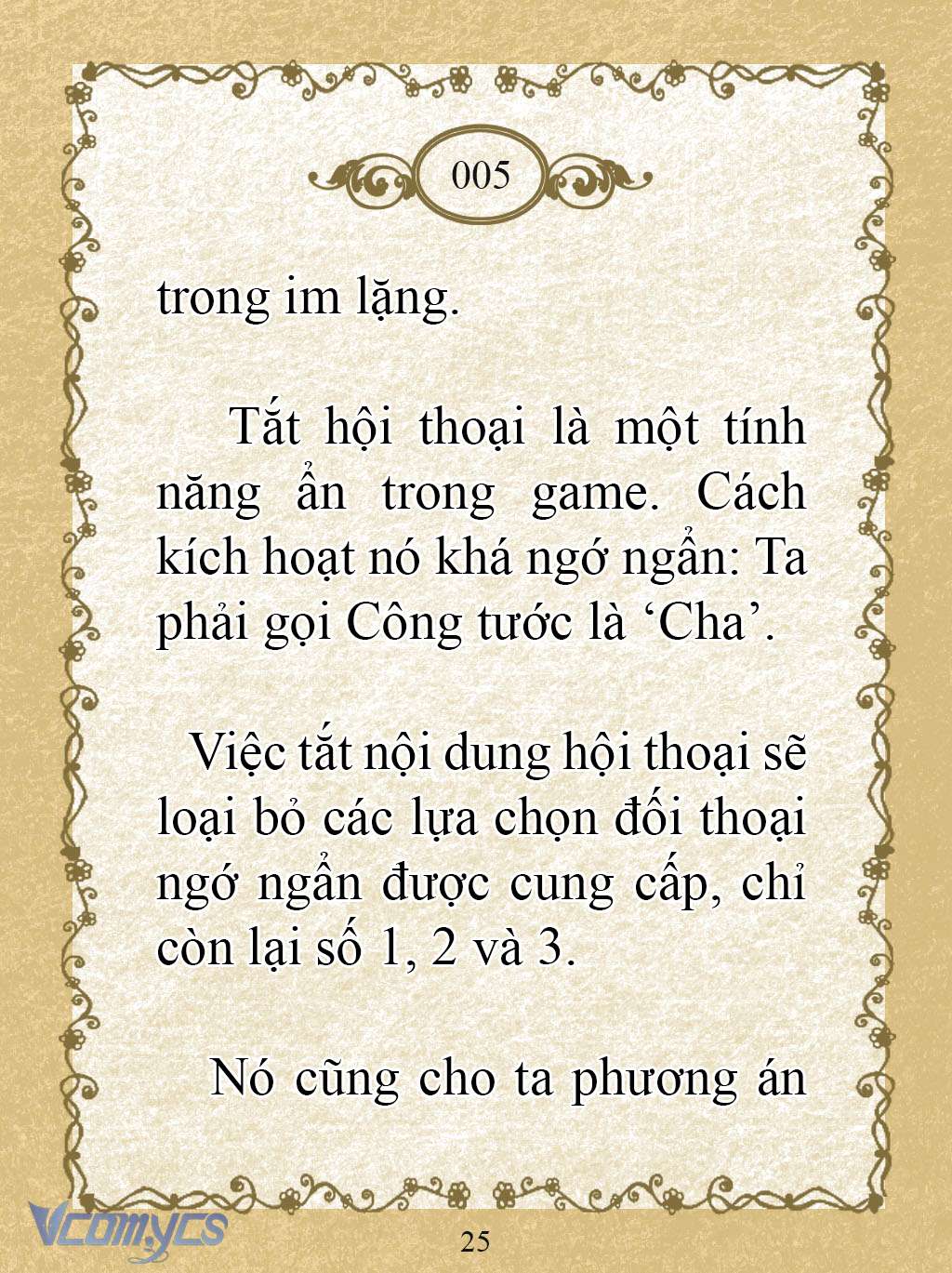 [Novel] Kẻ Phản Diện Được Định Phải Chết Chap 5 - Trang 2