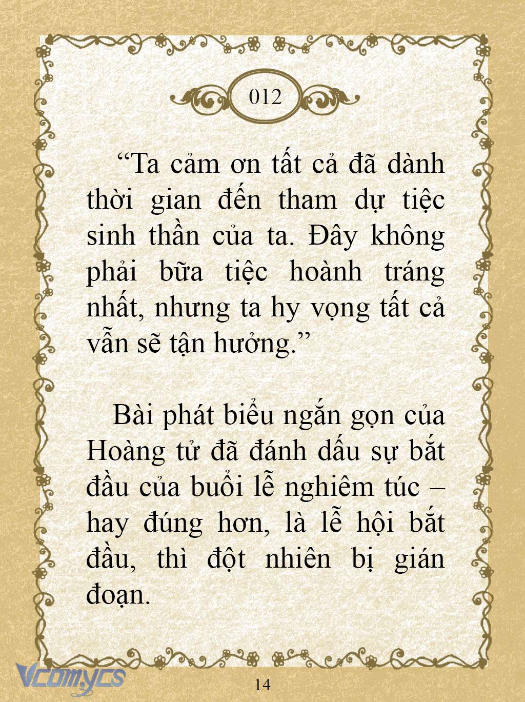 [Novel] Kẻ Phản Diện Được Định Phải Chết Chap 12 - Trang 2