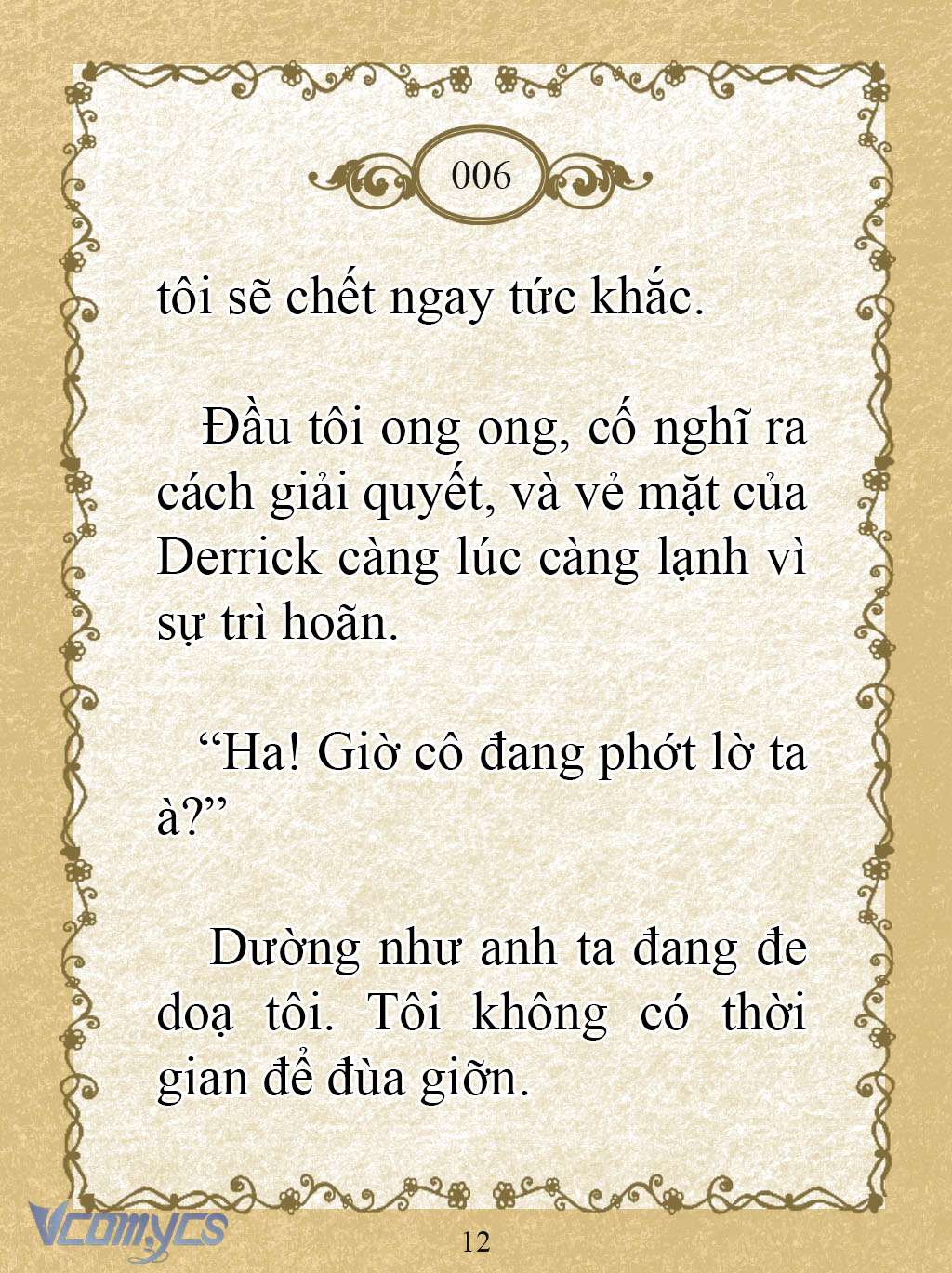 [Novel] Kẻ Phản Diện Được Định Phải Chết Chap 6 - Trang 2