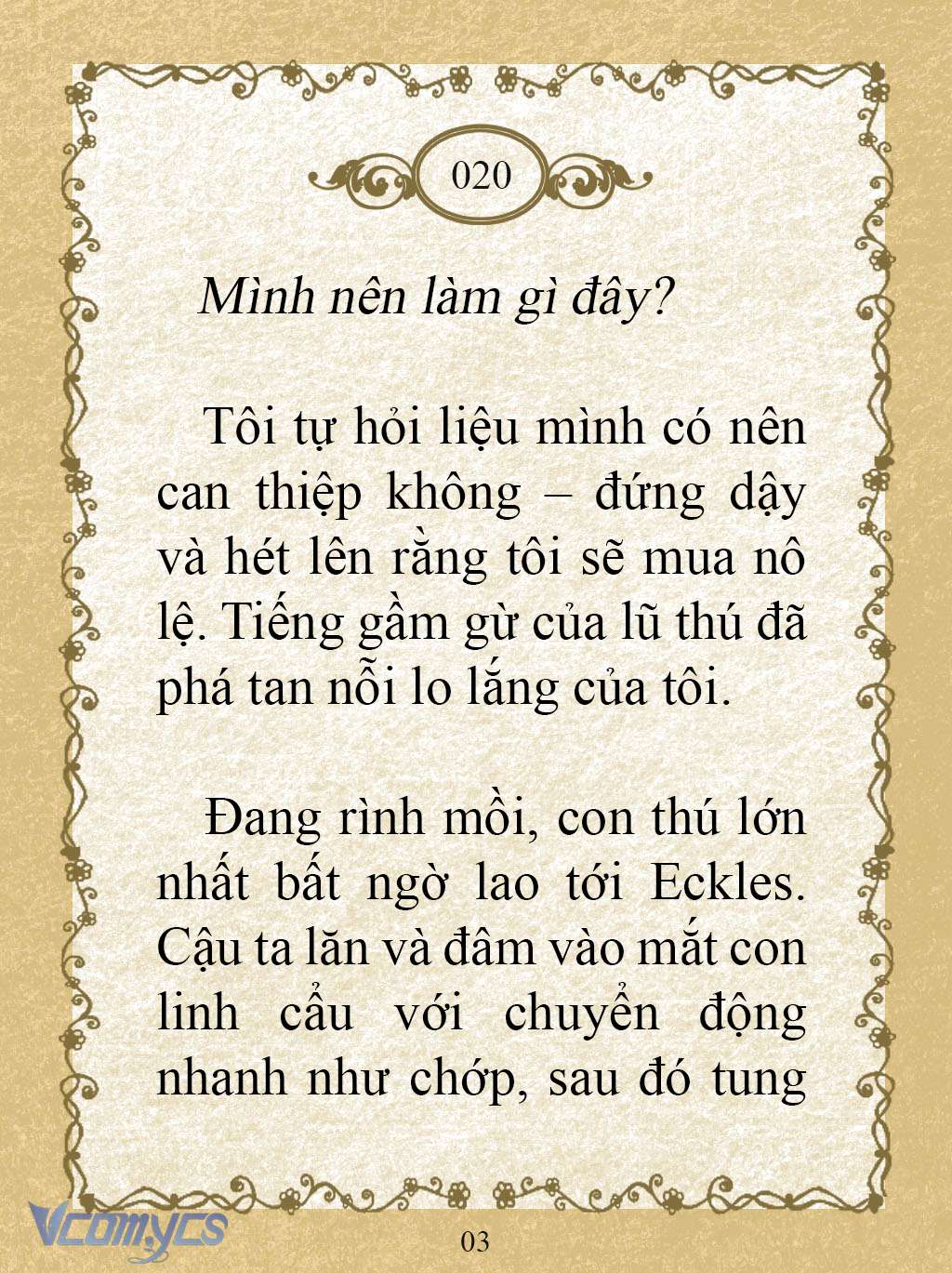 [Novel] Kẻ Phản Diện Được Định Phải Chết Chap 20 - Trang 2