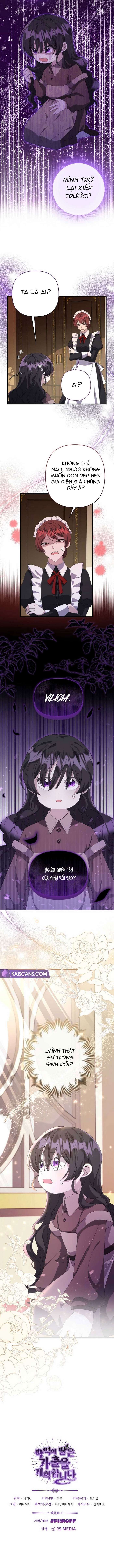Con gái của kẻ phản diện lên kế hoạch chạy trốn Chap 1 - Trang 2