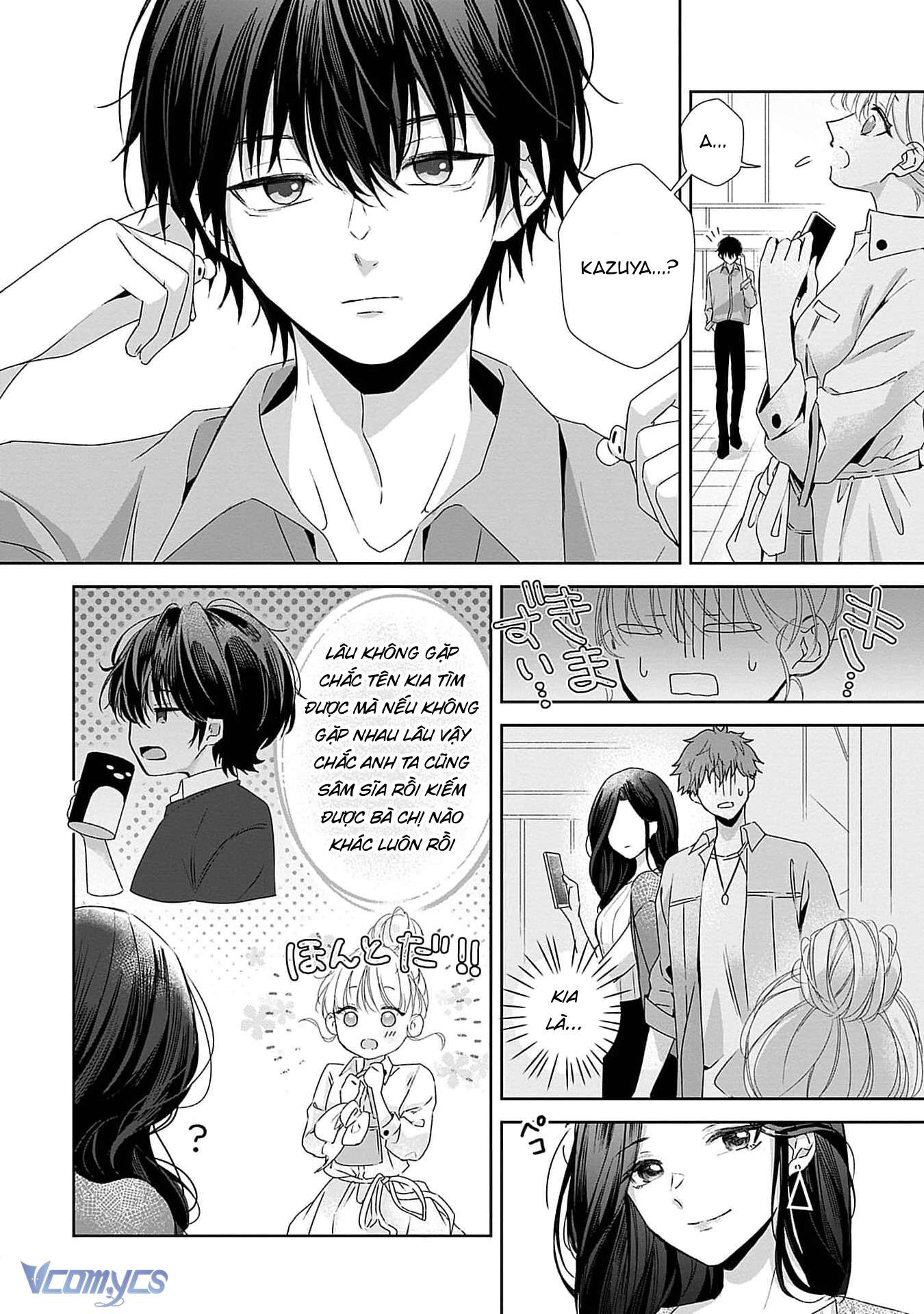 [18+]Bị Em Trai Nhà Bên Dụ Dỗ Rồi!!! Chap 8 - Trang 2