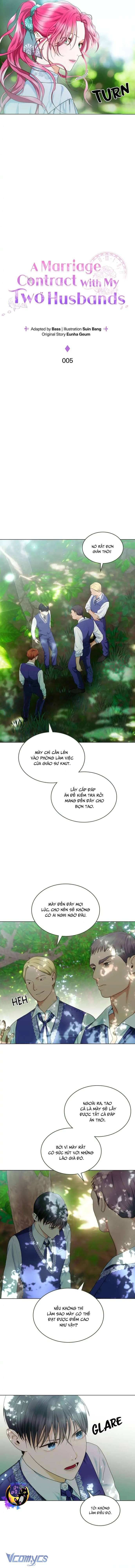 Hợp đồng hôn nhân với hai người chồng Chap 5 - Trang 2