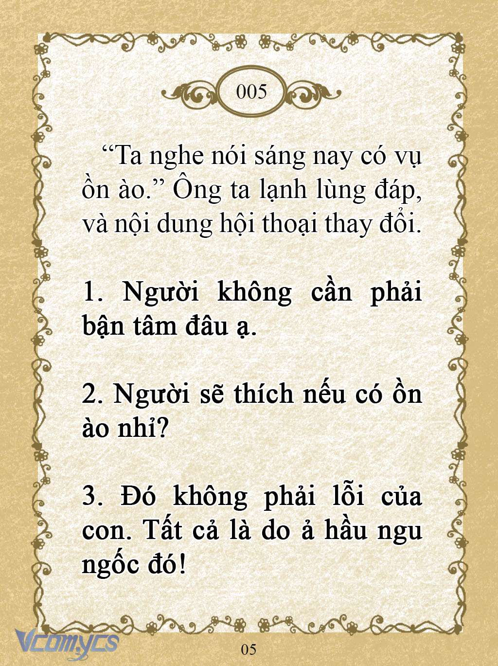 [Novel] Kẻ Phản Diện Được Định Phải Chết Chap 5 - Trang 2