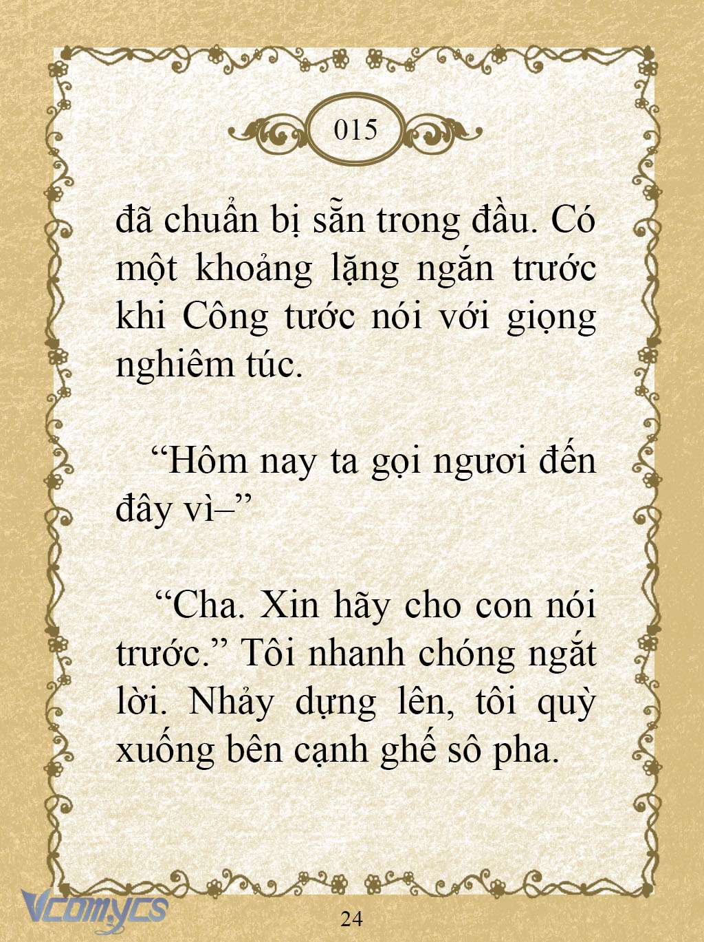 [Novel] Kẻ Phản Diện Được Định Phải Chết Chap 15 - Trang 2