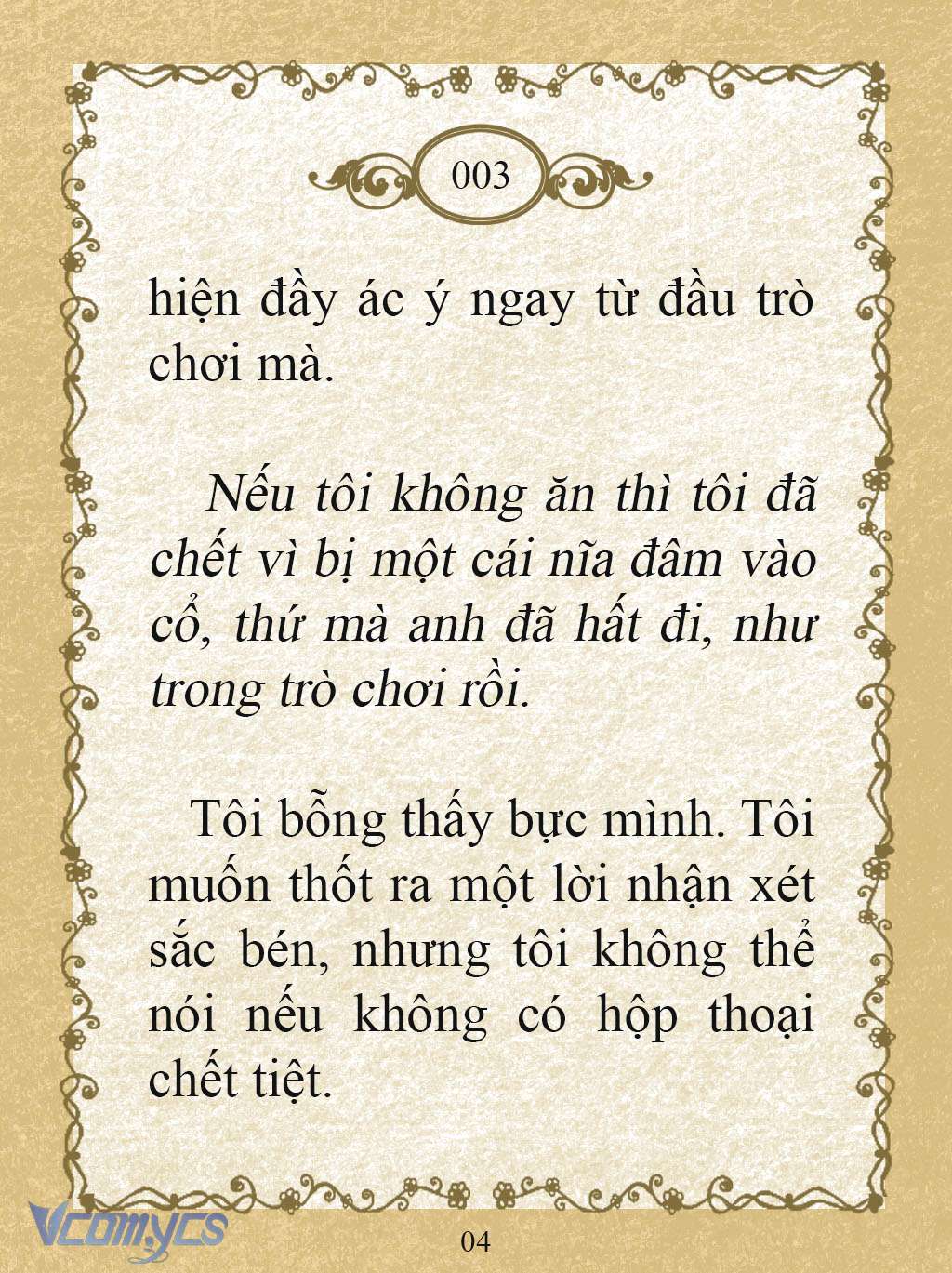 [Novel] Kẻ Phản Diện Được Định Phải Chết Chap 3 - Trang 2