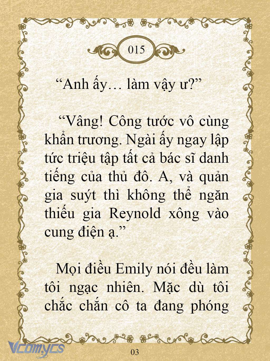 [Novel] Kẻ Phản Diện Được Định Phải Chết Chap 15 - Trang 2