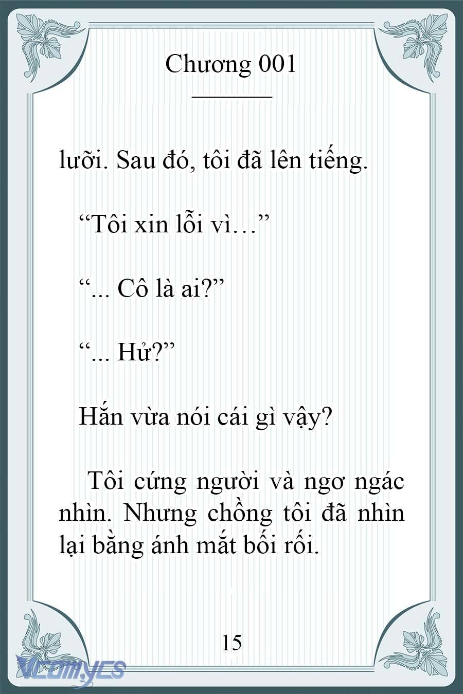 [Novel] Người Chồng Ghét Tôi Đã Mất Trí Nhớ Chap 1 - Trang 2