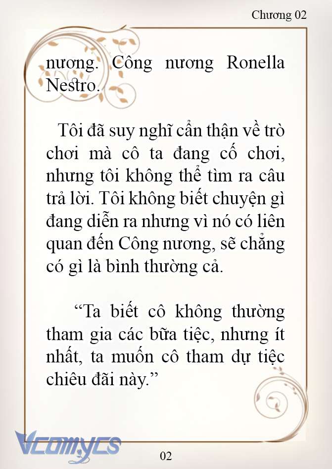 [Novel] Mê Lộ Của Emilone Chap 2 - Trang 2