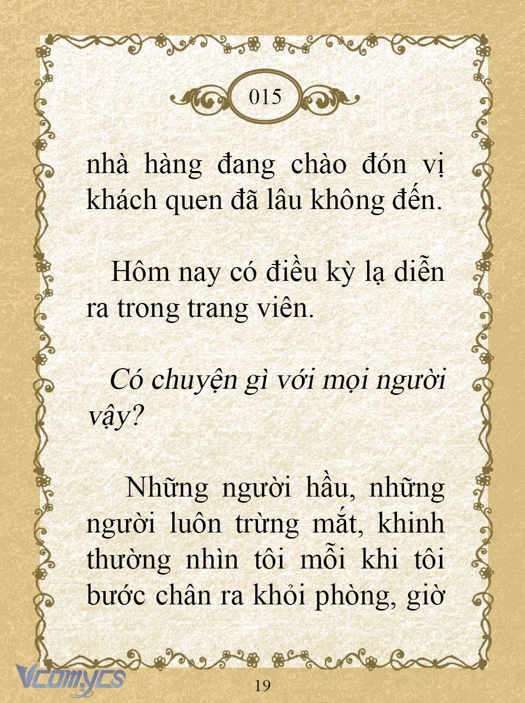 [Novel] Kẻ Phản Diện Được Định Phải Chết Chap 15 - Trang 2