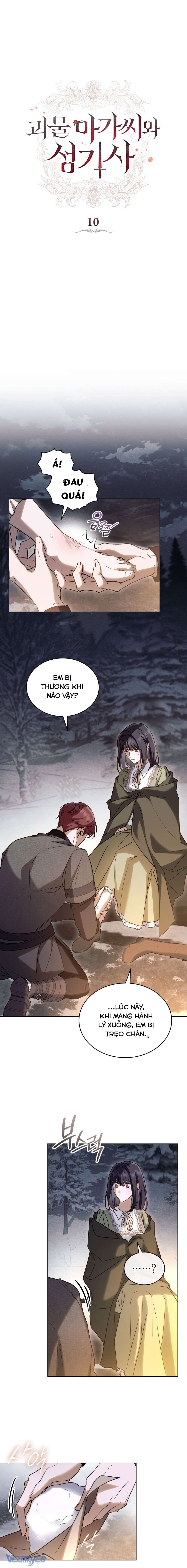 Hiệp Sĩ Thánh và Cô Nàng Quái Vật Chap 10 - Trang 4