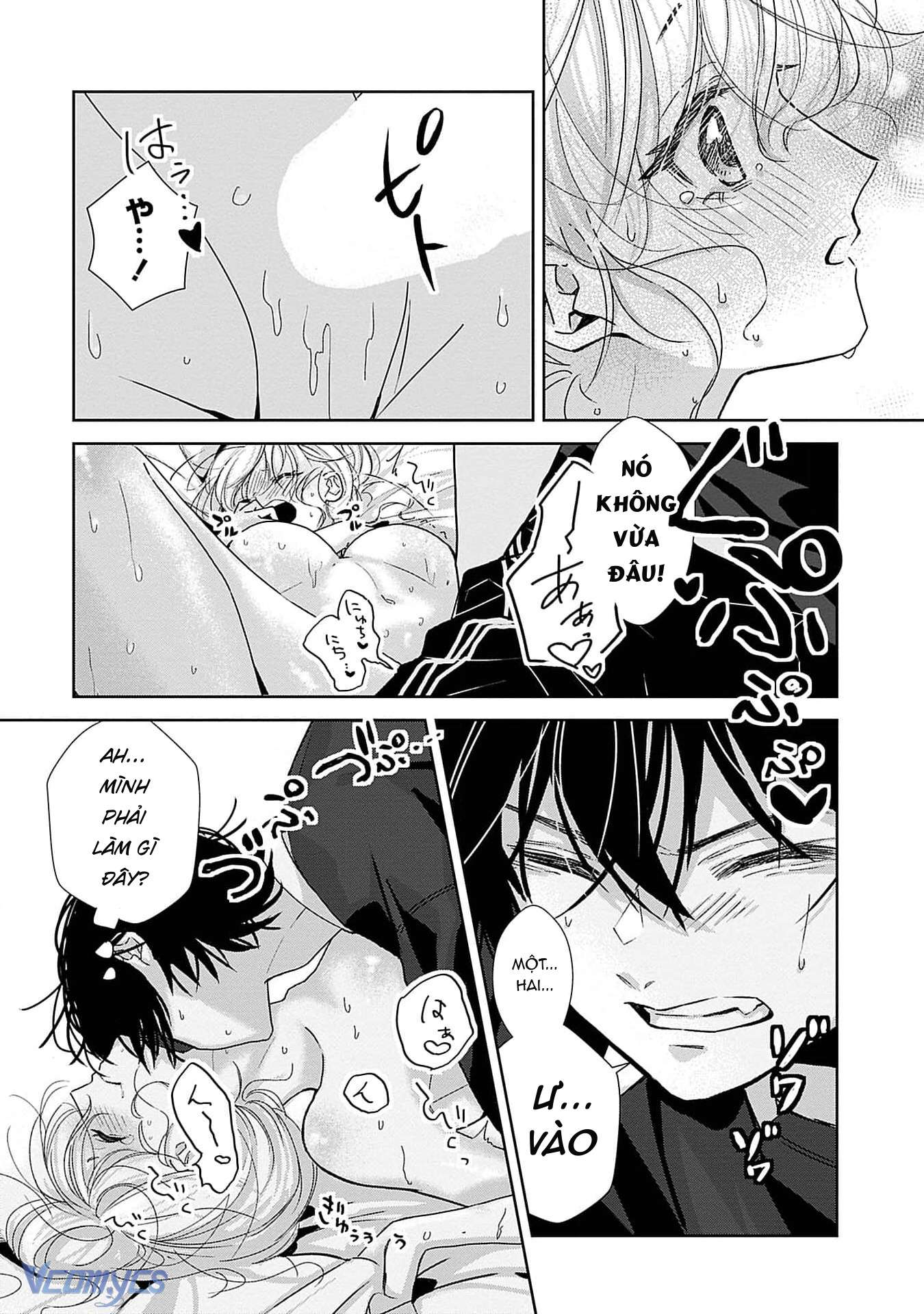 [18+]Bị Em Trai Nhà Bên Dụ Dỗ Rồi!!! Chap 2 - Trang 2