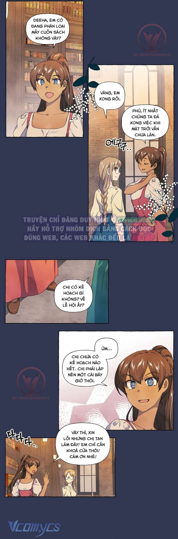 [18+] Chàng Sói Ngốc Và Nàng Thủ Thư Chap 31 - Trang 2