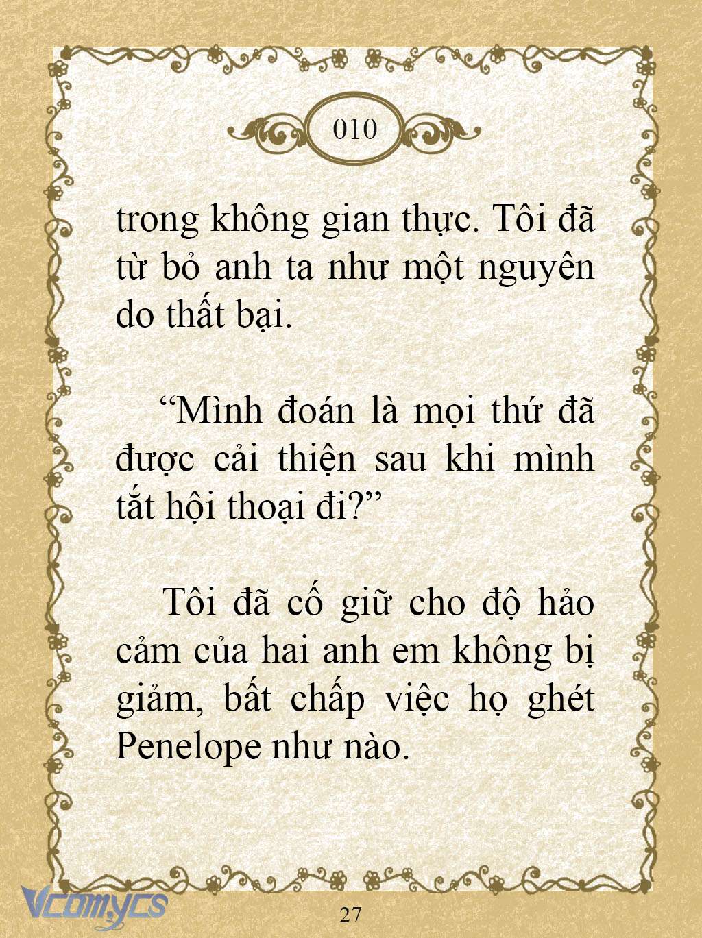 [Novel] Kẻ Phản Diện Được Định Phải Chết Chap 10 - Trang 2