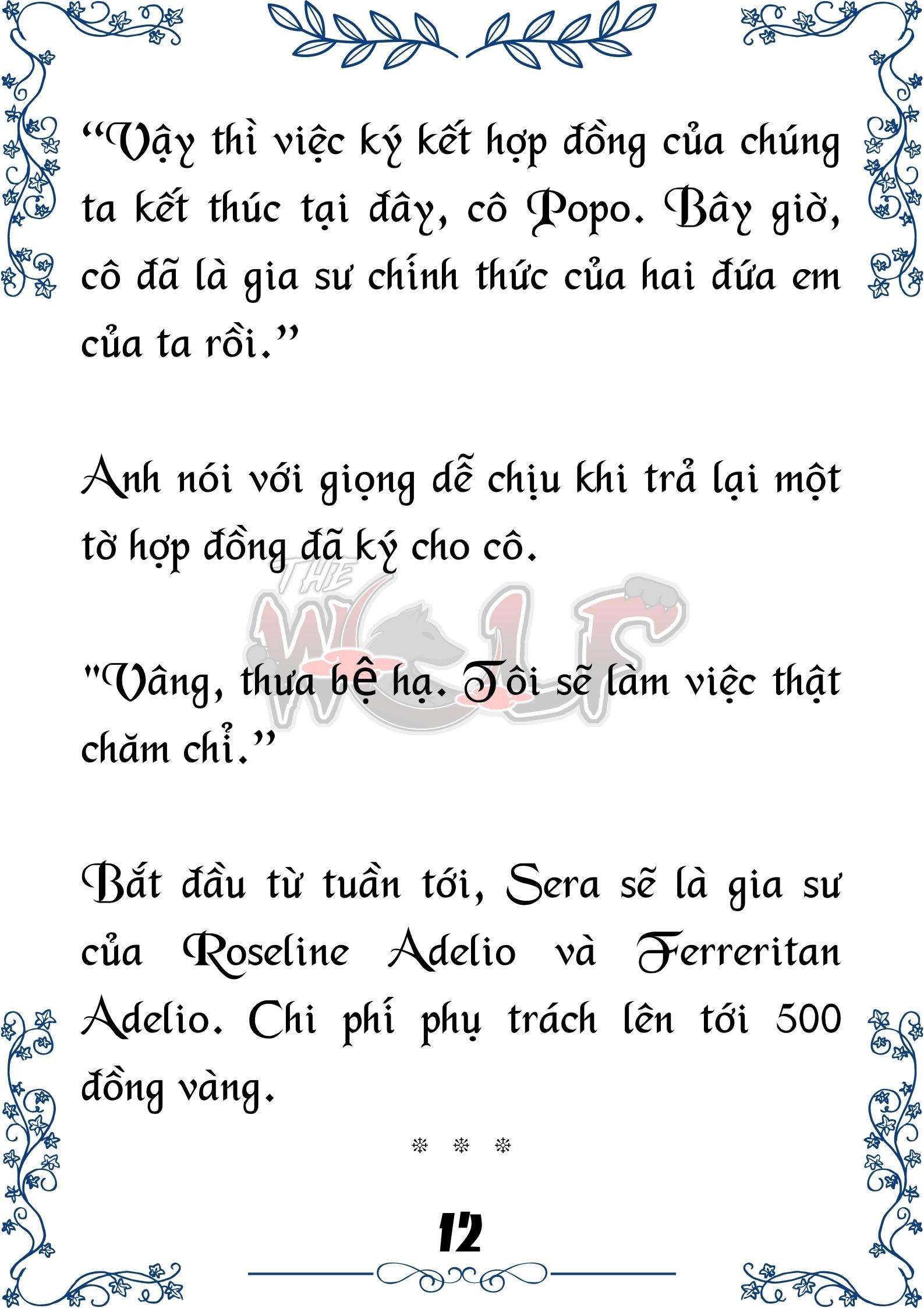 Tôi Trở Thành Gia Sư Của Cặp Song Sinh Hoàng Gia Chap 17 - Trang 2