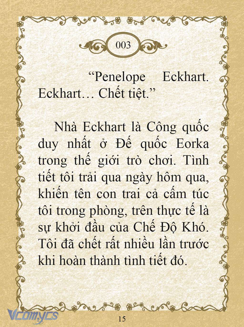 [Novel] Kẻ Phản Diện Được Định Phải Chết Chap 3 - Trang 2
