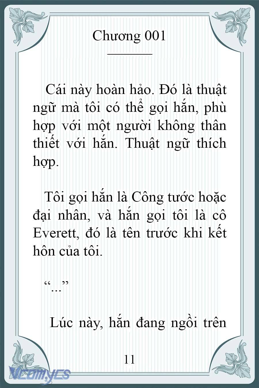 [Novel] Người Chồng Ghét Tôi Đã Mất Trí Nhớ Chap 1 - Trang 2