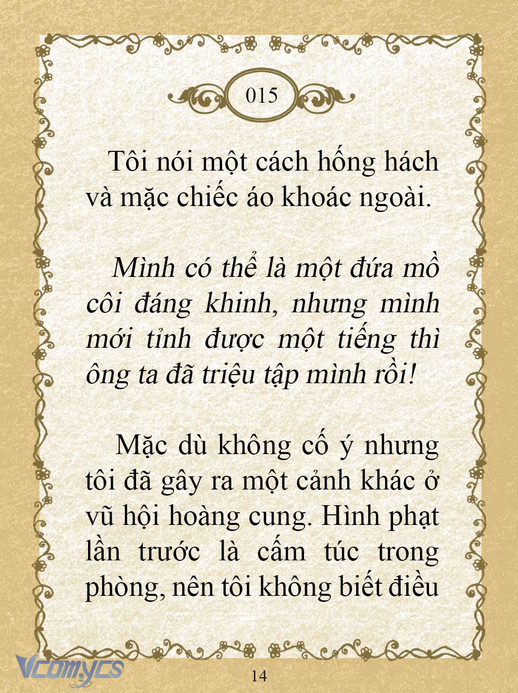 [Novel] Kẻ Phản Diện Được Định Phải Chết Chap 15 - Trang 2