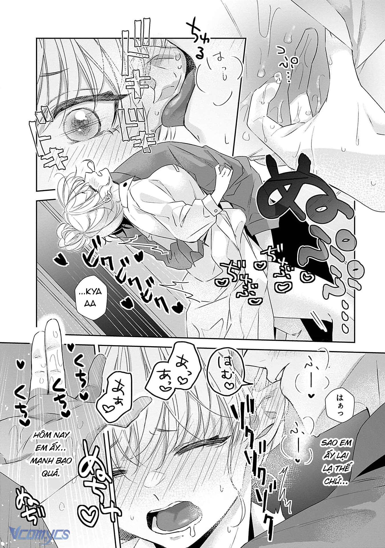 [18+]Bị Em Trai Nhà Bên Dụ Dỗ Rồi!!! Chap 8 - Trang 2