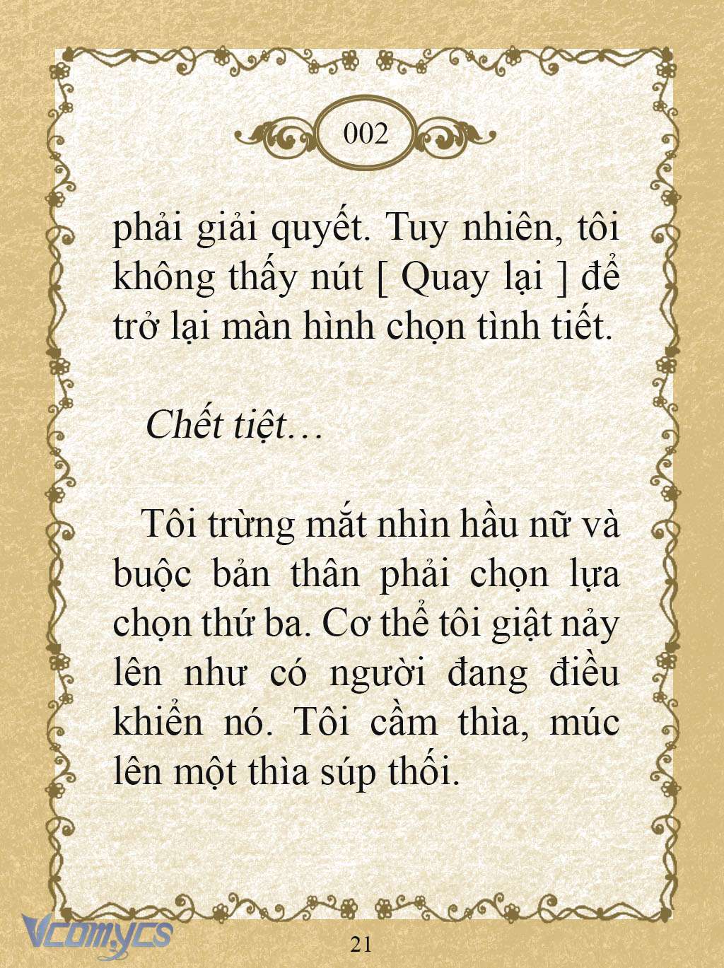[Novel] Kẻ Phản Diện Được Định Phải Chết Chap 2 - Trang 2