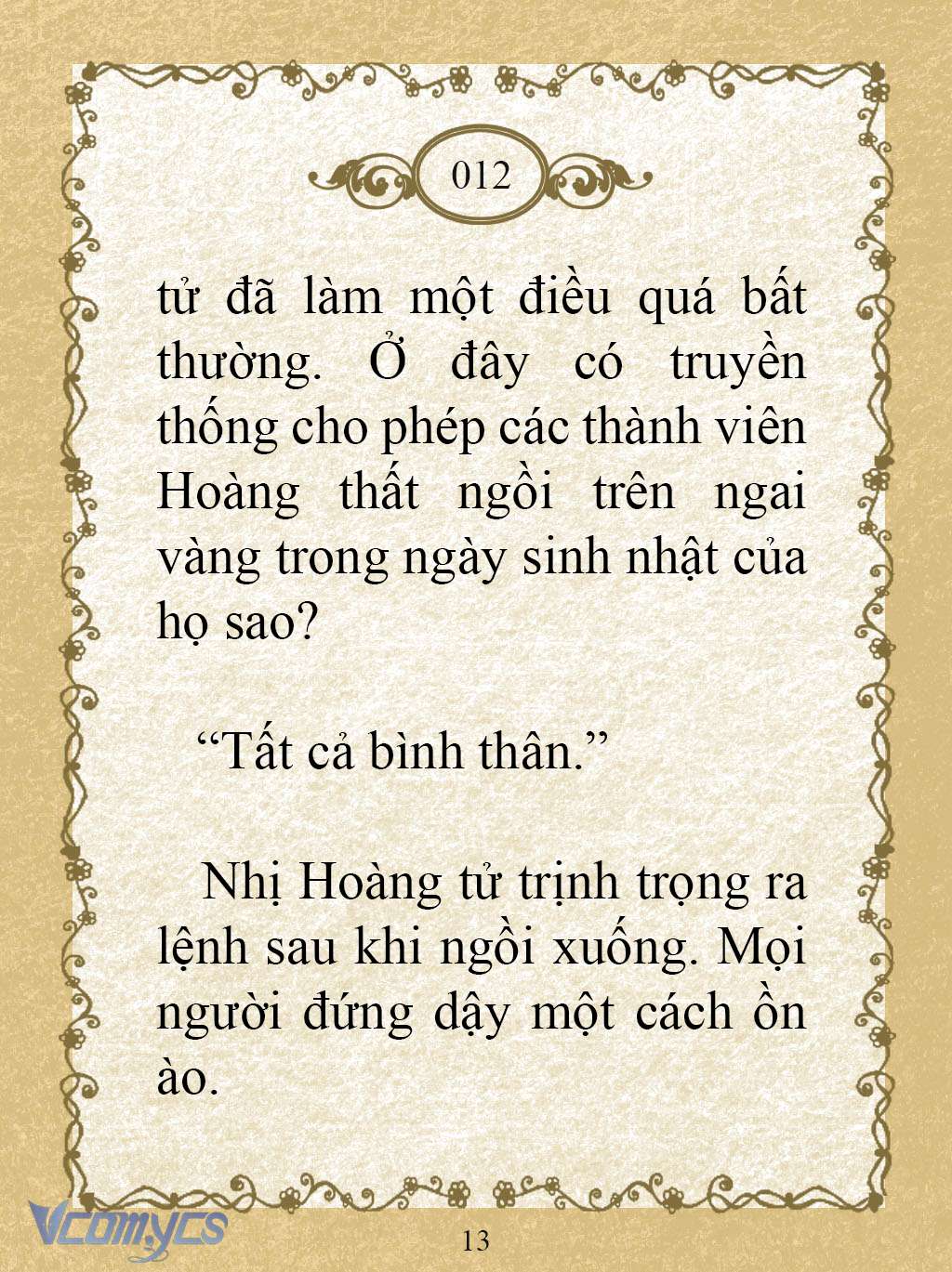 [Novel] Kẻ Phản Diện Được Định Phải Chết Chap 12 - Trang 2