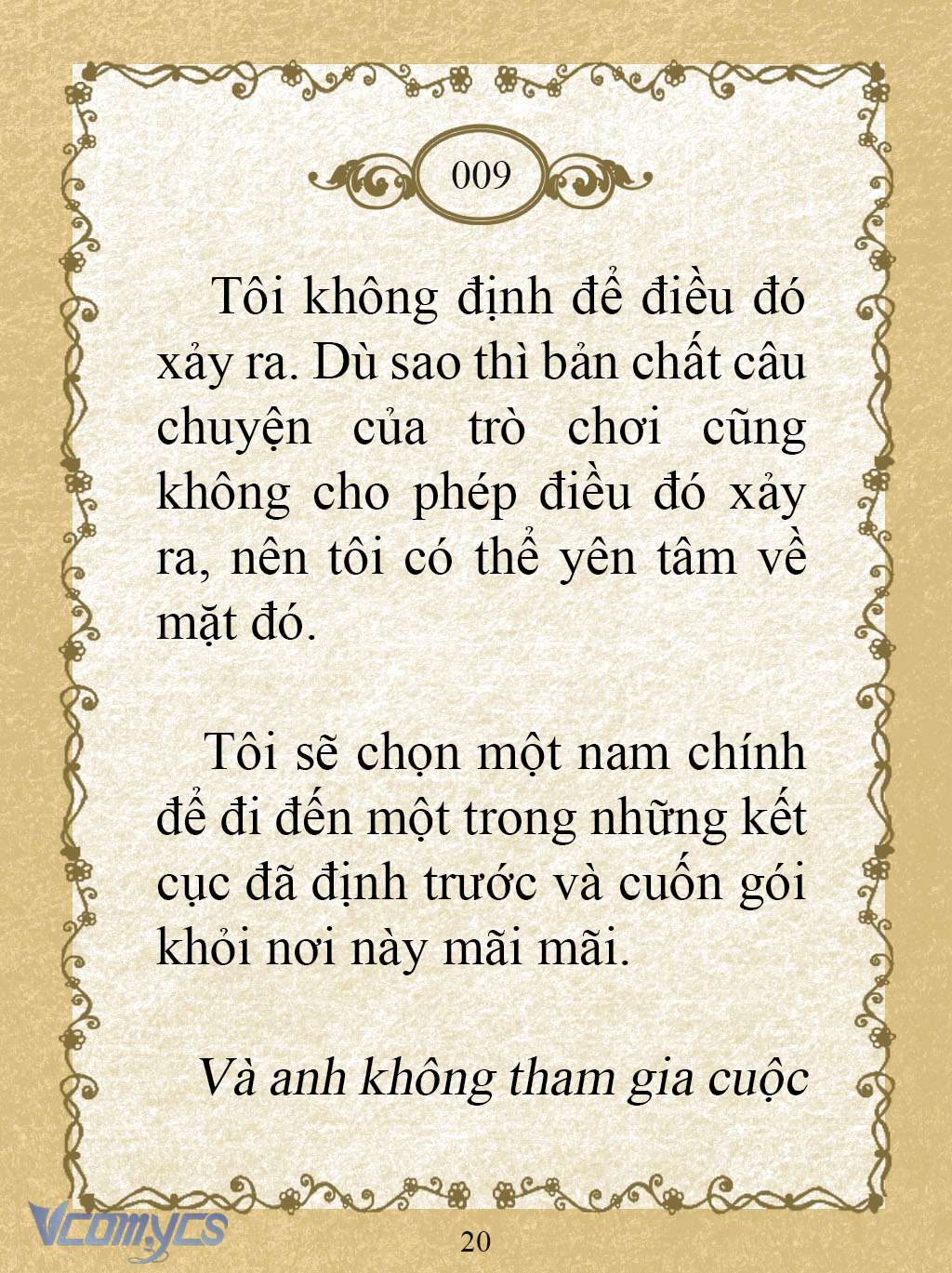 [Novel] Kẻ Phản Diện Được Định Phải Chết Chap 9 - Trang 2