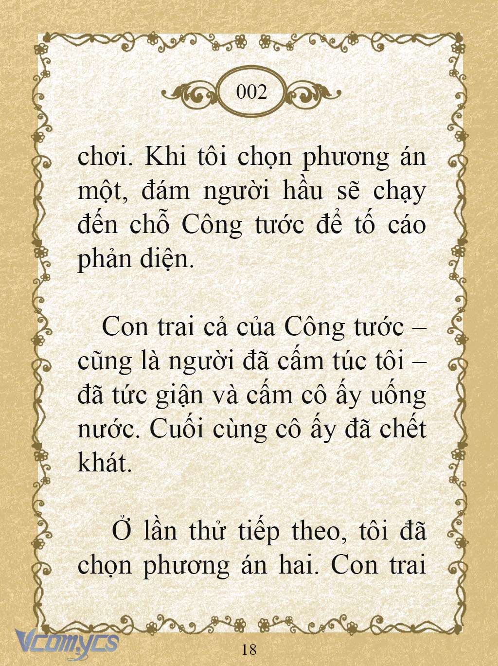 [Novel] Kẻ Phản Diện Được Định Phải Chết Chap 2 - Trang 2