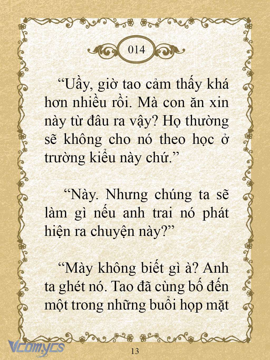 [Novel] Kẻ Phản Diện Được Định Phải Chết Chap 14 - Trang 2