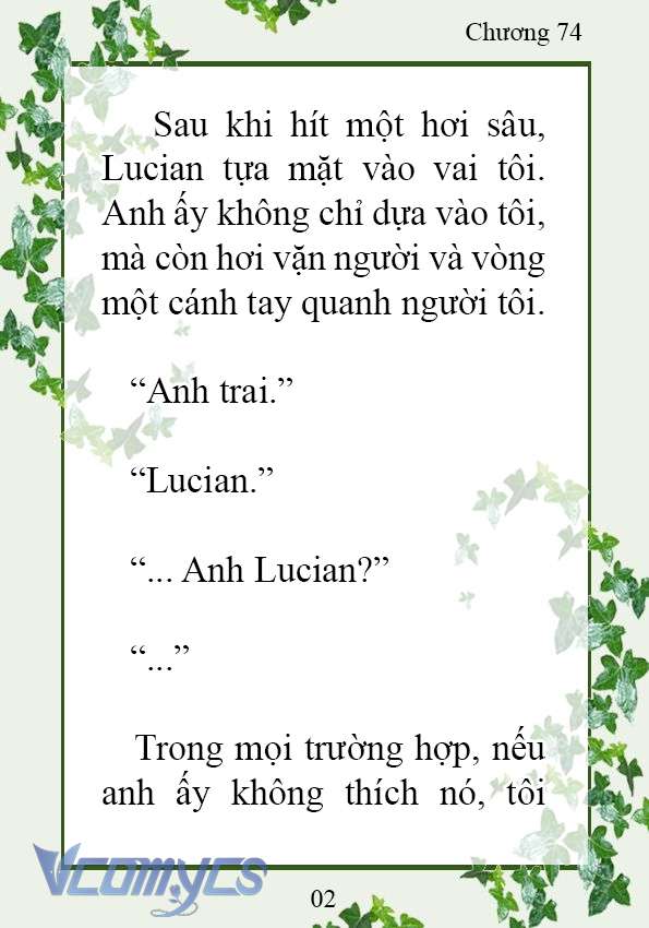 [Novel] Trở Thành Em Gái Của Nam Chính Tiểu Thuyết Đam Mỹ Chap 74 - Trang 2