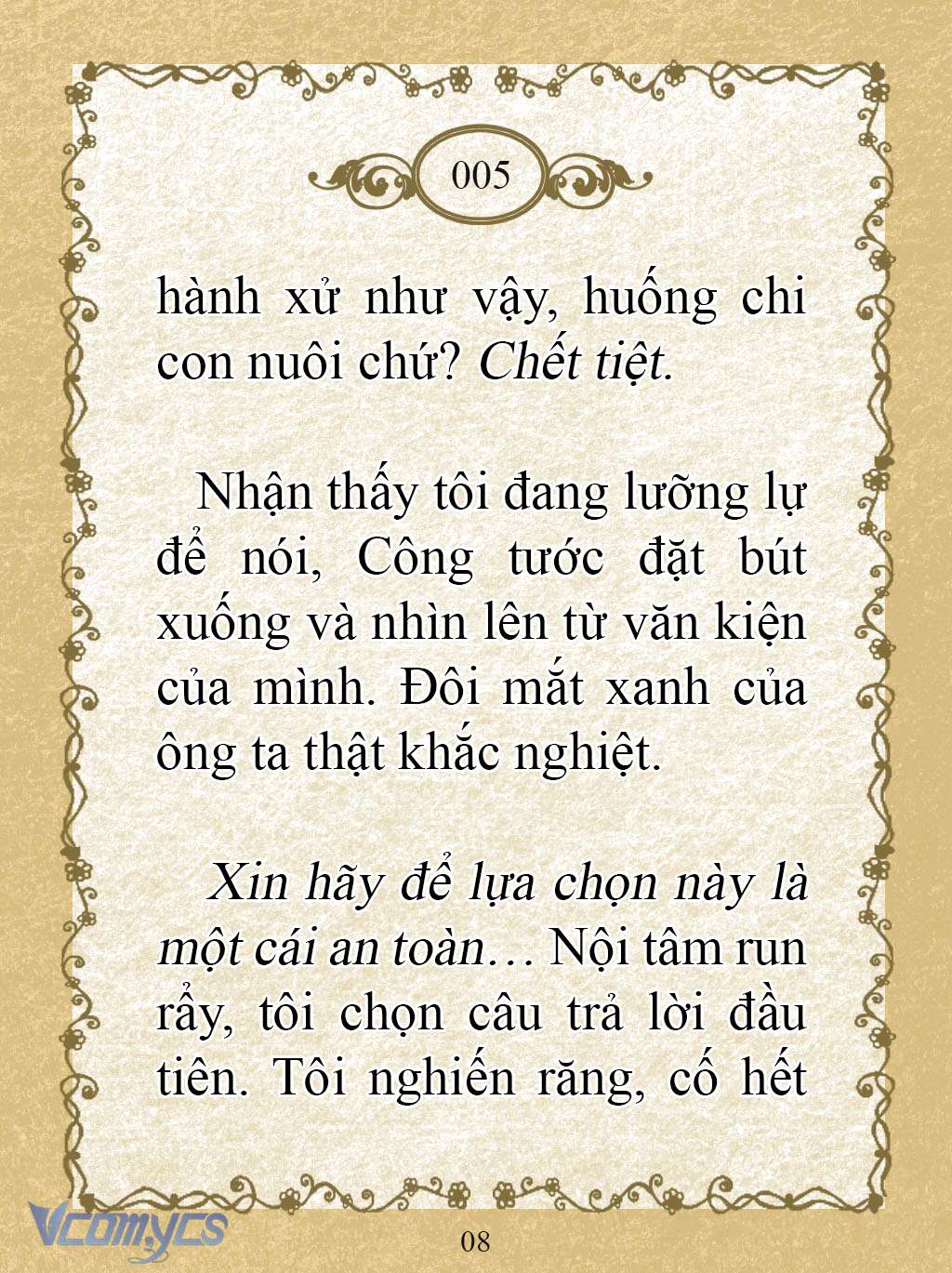 [Novel] Kẻ Phản Diện Được Định Phải Chết Chap 5 - Trang 2