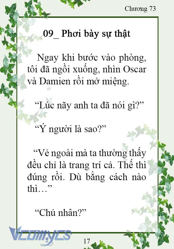 [Novel] Trở Thành Em Gái Của Nam Chính Tiểu Thuyết Đam Mỹ Chap 73 - Trang 2