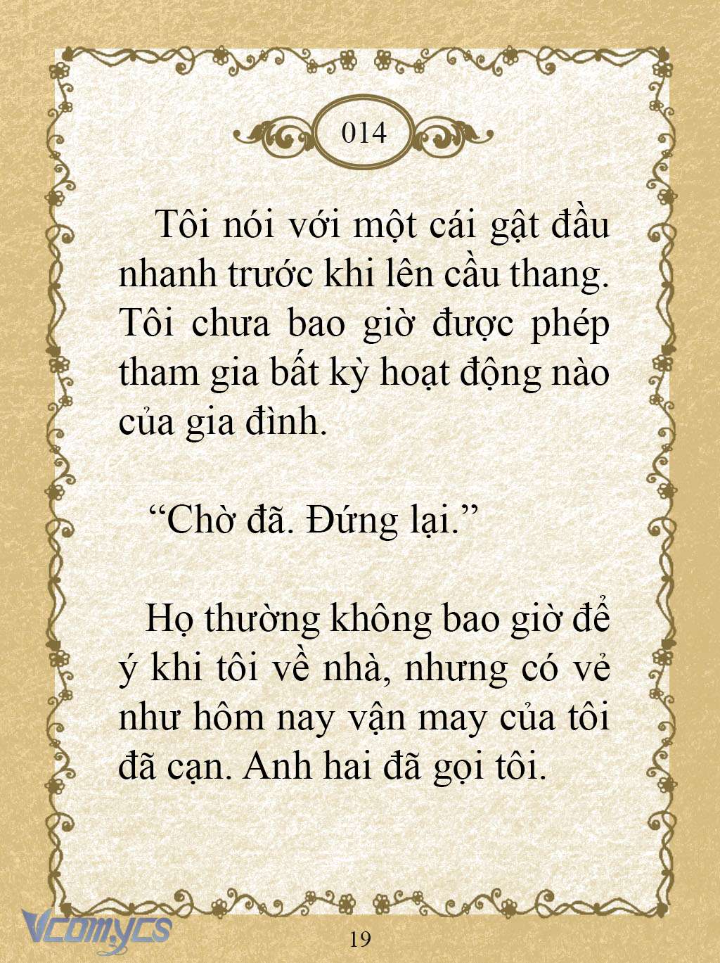 [Novel] Kẻ Phản Diện Được Định Phải Chết Chap 14 - Trang 2