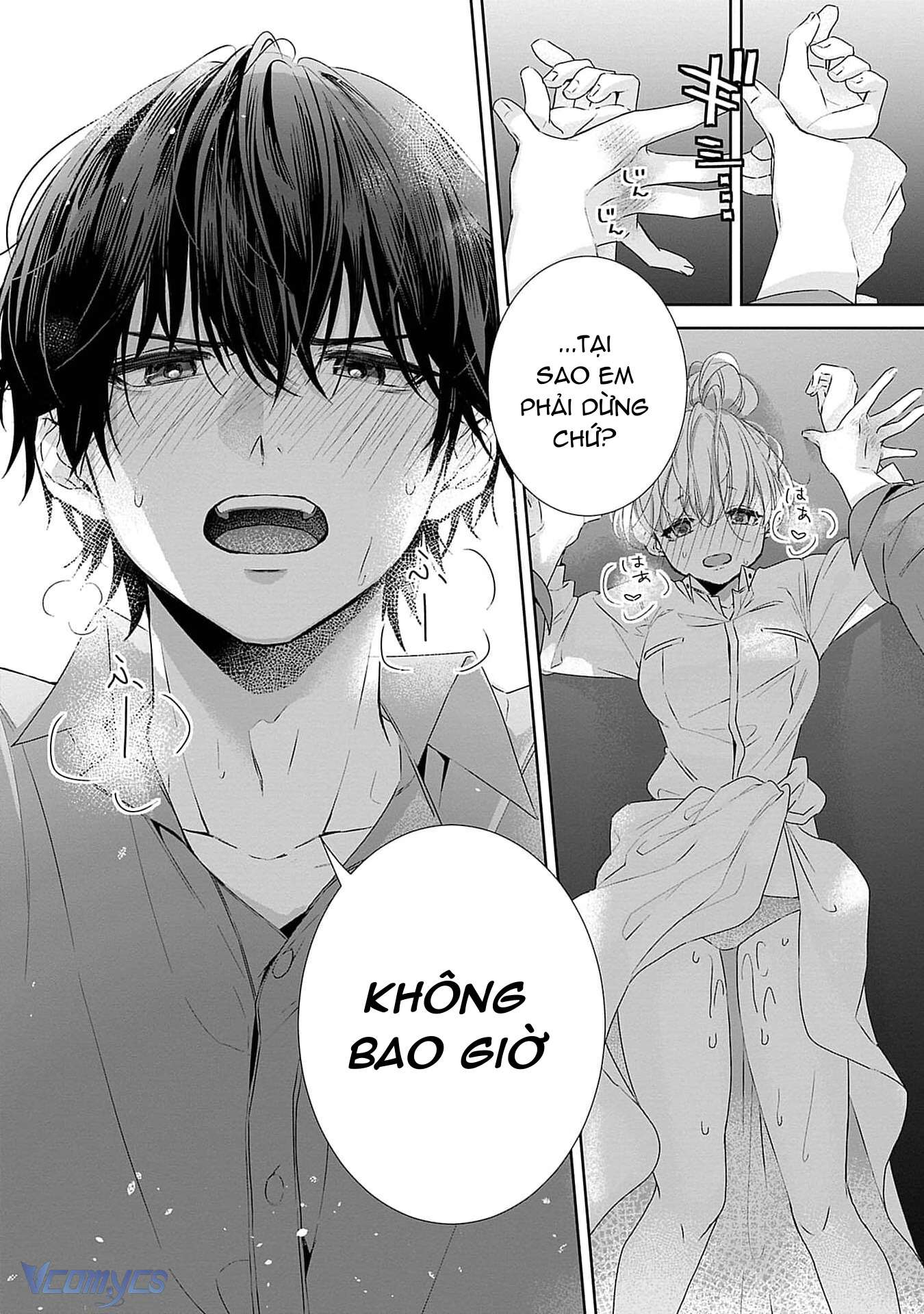 [18+]Bị Em Trai Nhà Bên Dụ Dỗ Rồi!!! Chap 8 - Trang 2