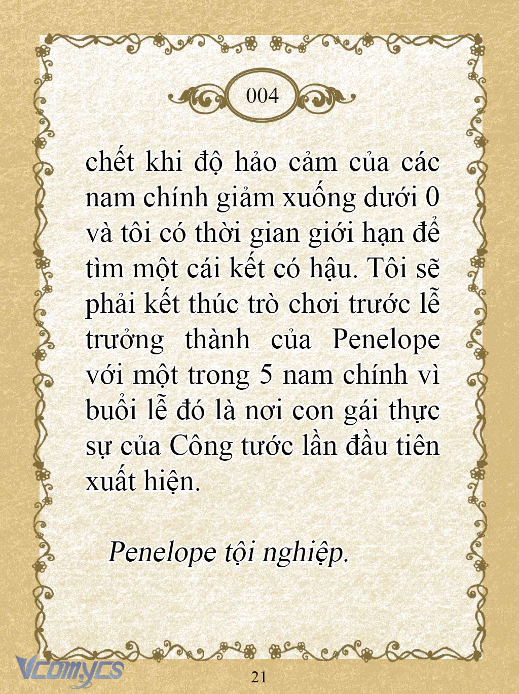 [Novel] Kẻ Phản Diện Được Định Phải Chết Chap 4 - Next Chap 5