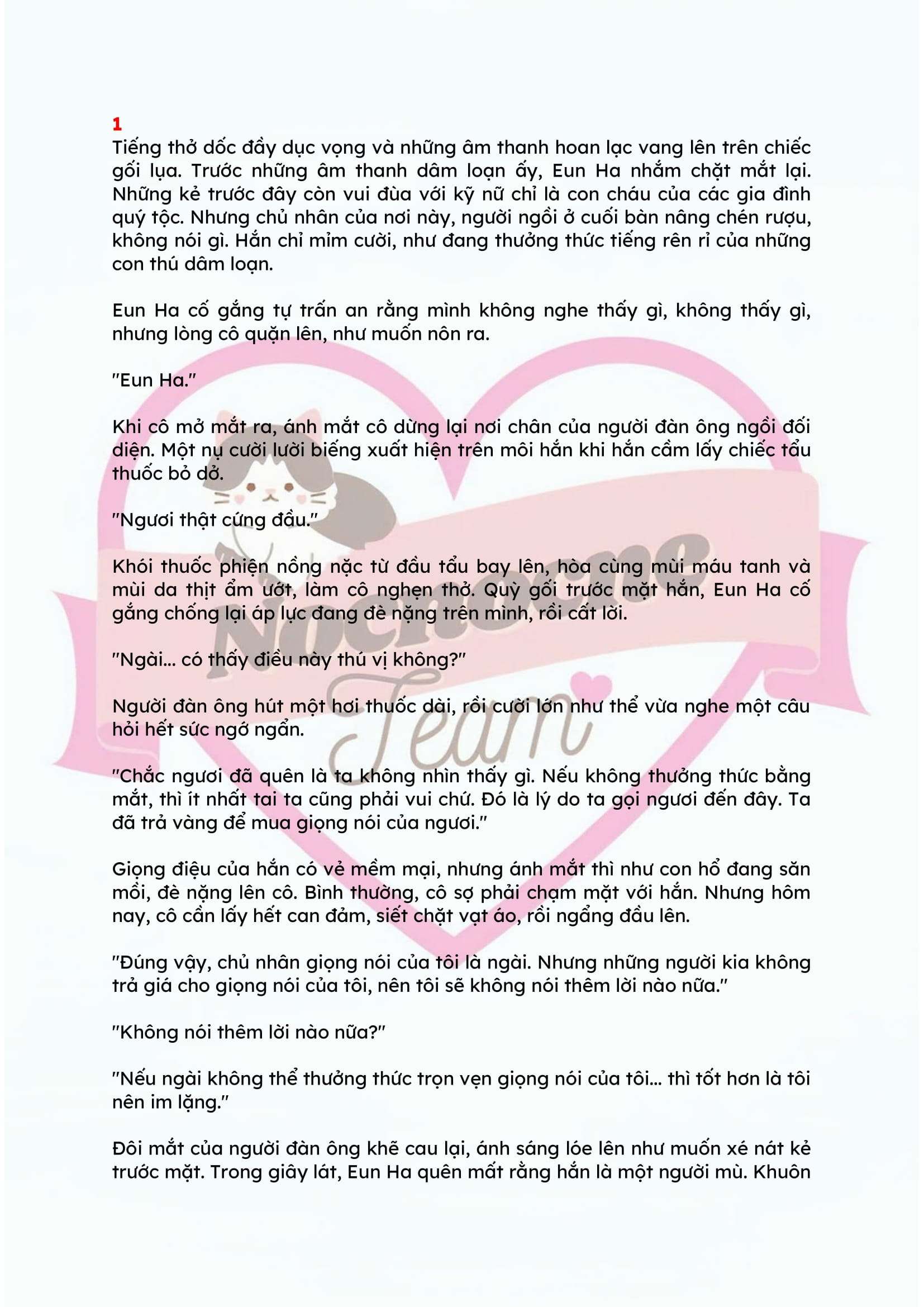 [FULL] [NOVEL] ĐÊM HỖN LOẠN Chap 1 - Next Chap 2