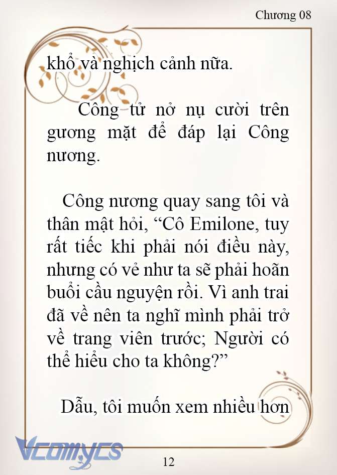 [Novel] Mê Lộ Của Emilone Chap 8 - Trang 2