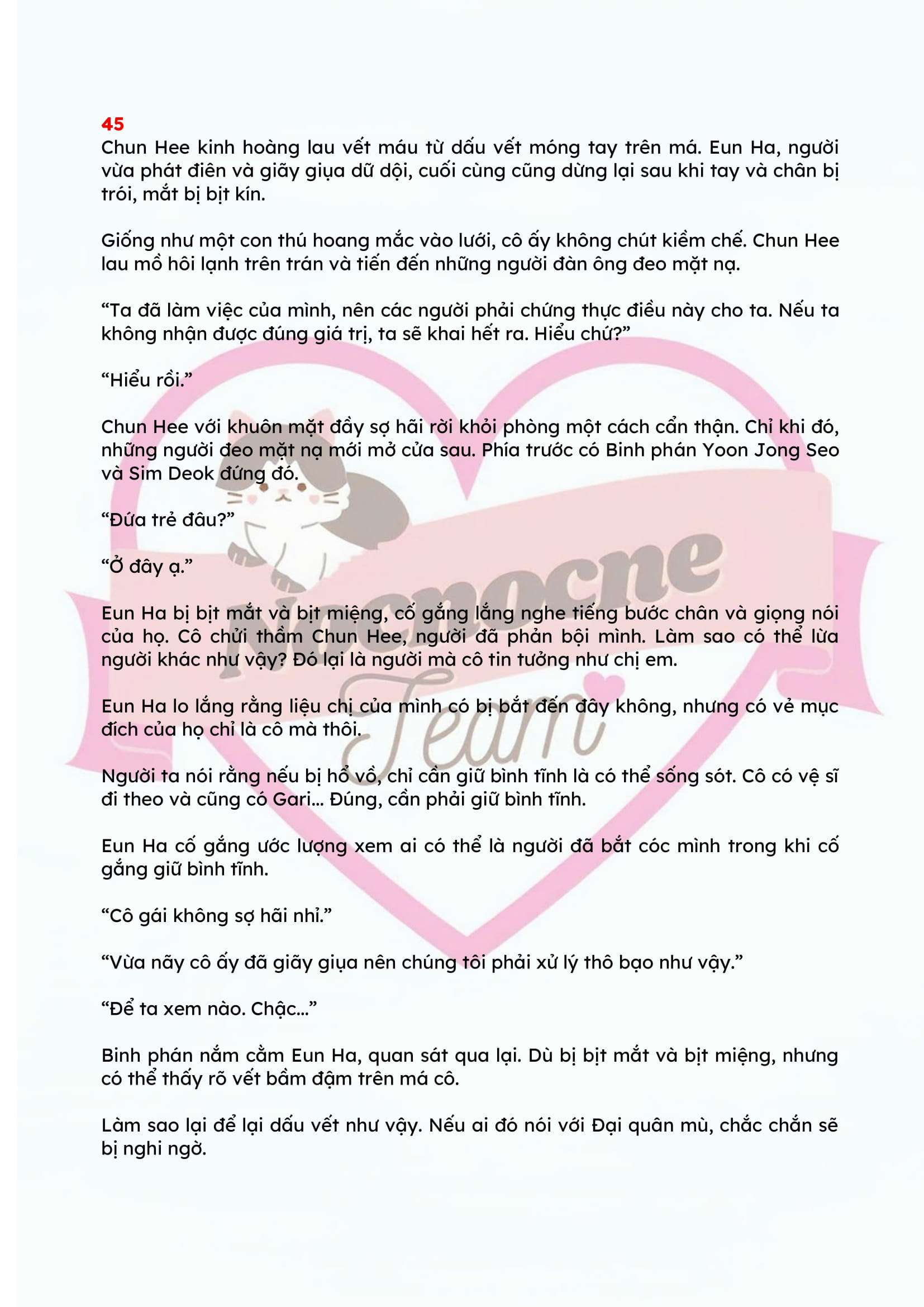 [FULL] [NOVEL] ĐÊM HỖN LOẠN Chap 45 - Next Chap 46