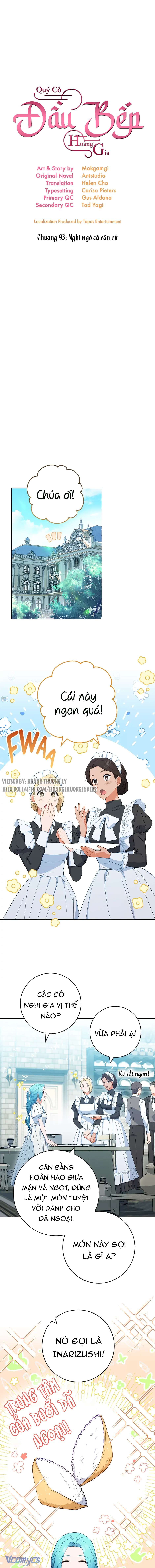 Quý Cô Đầu Bếp Hoàng Gia Chap 93 - Trang 2