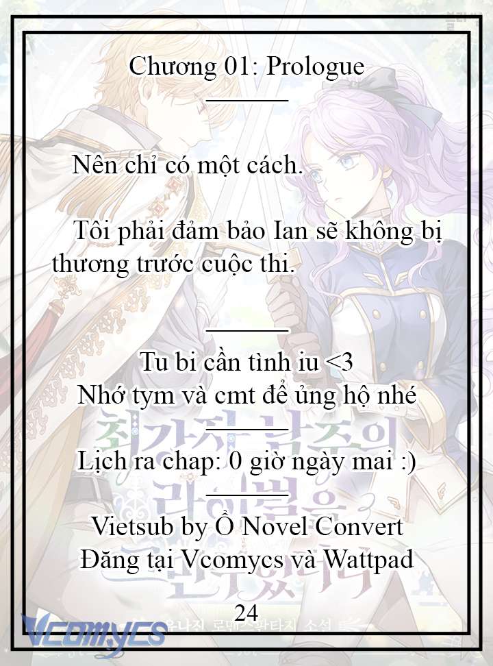 [Novel] Tôi Không Còn Là Đối Thủ Của Nam Chính Chap 1 - Trang 2